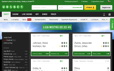 unibet sazeni